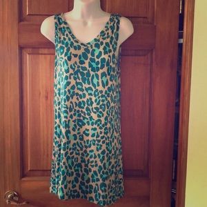 Cute animal print long layering tank or tunic.